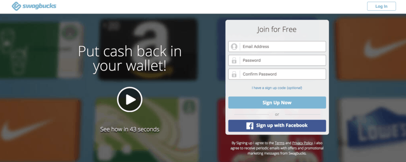 The next site that offers surveys that pay via paypal in instant pay surveys is Swagbucks.