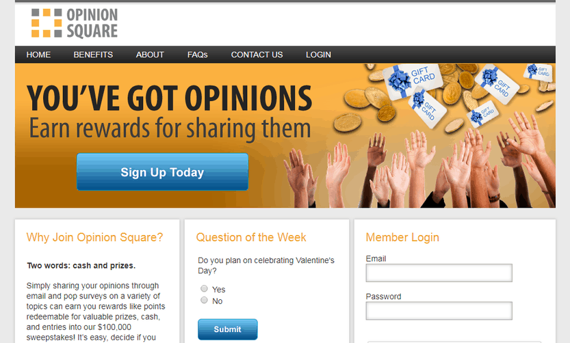 Opinion Square is a popular paid surveys instant payout option.